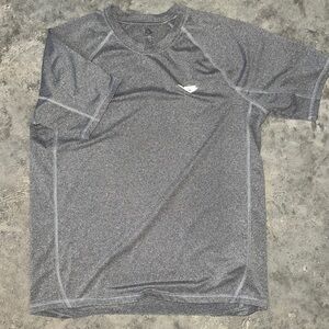 Men’s Pony Gray Athletic Short-Sleeve Shirt - Size Large